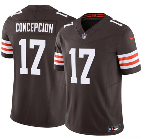 KC Concepcion Cleveland Browns brown Vapor jersey