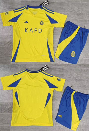 Custom Al Nassr yellow jersey