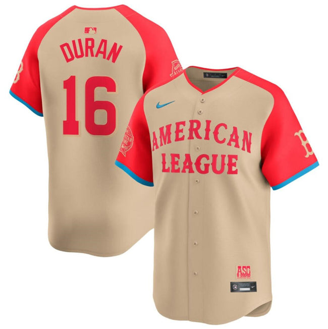 Jarren Duran American League All-Star cream All-Star jersey