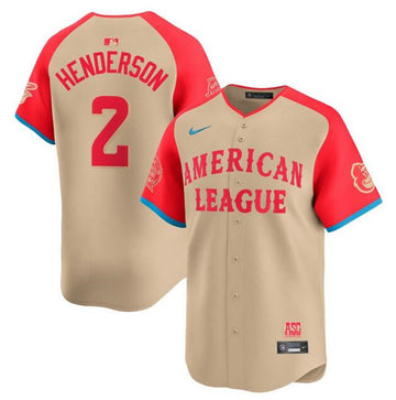 Gunnar Henderson American League All-Star cream All-Star jersey
