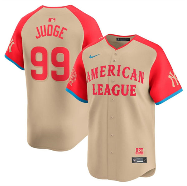 Aaron Judge American League All-Star cream All-Star jersey