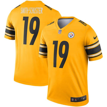 JuJu Smith-Schuster Pittsburgh Steelers gold Inverted Legend jersey