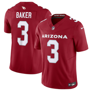 Budda Baker Arizona Cardinals red FUSE jersey
