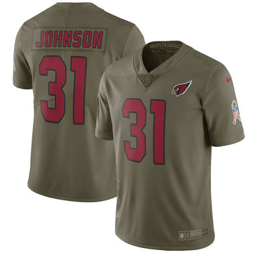David Johnson Arizona Cardinals olive Salute To Service jersey