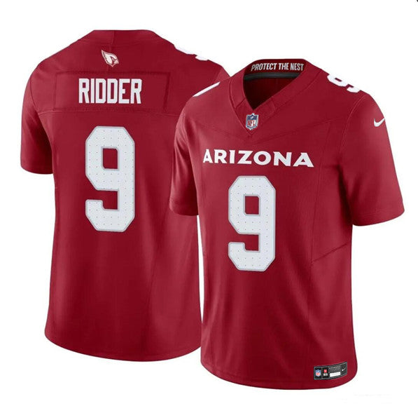 Desmond Ridder Arizona Cardinals red FUSE jersey