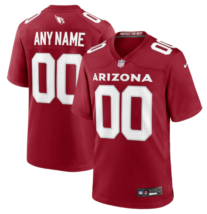 Custom Arizona Cardinals red FUSE jersey