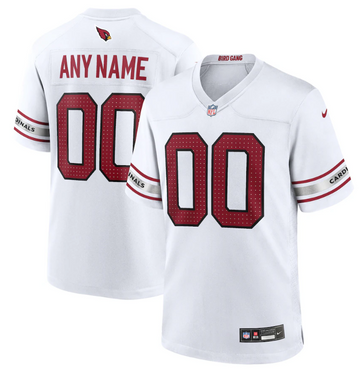 Custom Arizona Cardinals white FUSE jersey