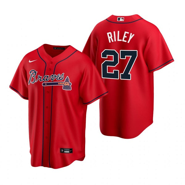 Austin Riley Atlanta Braves red jersey