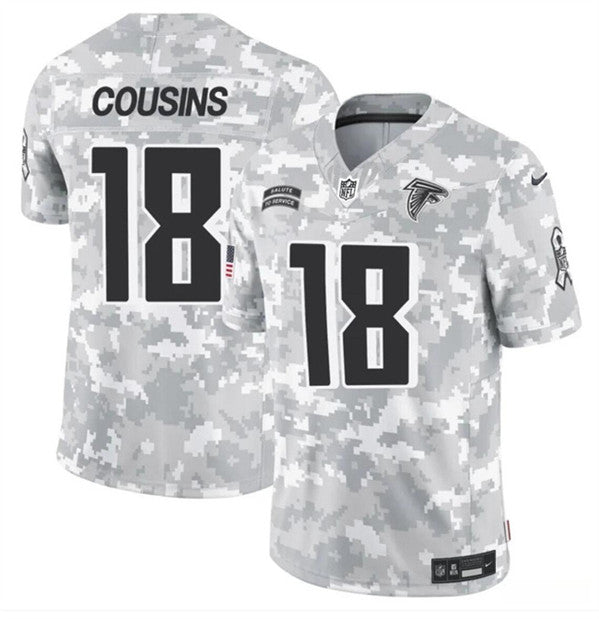 Kirk Cousins Atlanta Falcons camo Salute To Service jersey