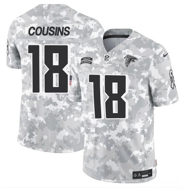 Kirk Cousins Atlanta Falcons camo Salute To Service jersey
