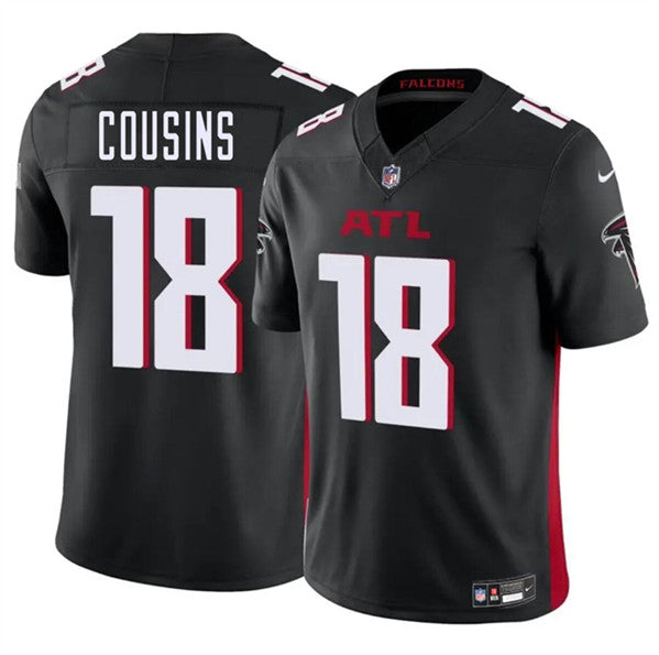 Kirk Cousins Atlanta Falcons black FUSE jersey