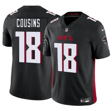 Kirk Cousins Atlanta Falcons black FUSE jersey