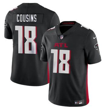 Kirk Cousins Atlanta Falcons black jersey