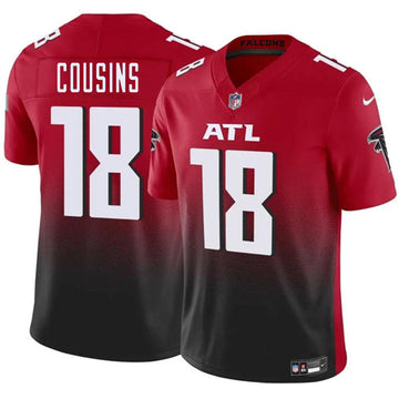 Kirk Cousins Atlanta Falcons red-black FUSE jersey