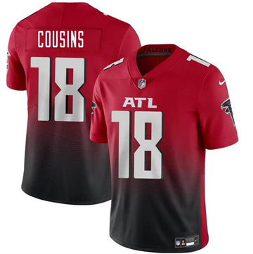 Kirk Cousins Atlanta Falcons red-black jersey