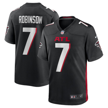 Bijan Robinson Atlanta Falcons black Game jersey