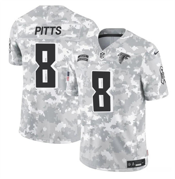 Kyle Pitts Atlanta Falcons camo Salute To Service jersey