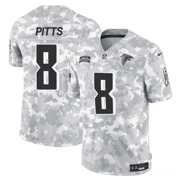 Kyle Pitts Atlanta Falcons camo Salute To Service jersey