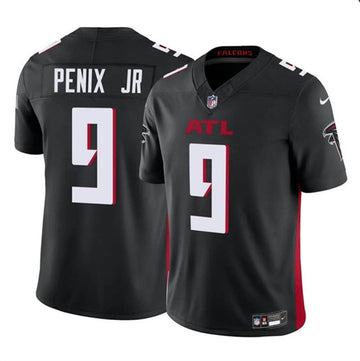 Michael Penix Jr Atlanta Falcons black FUSE jersey