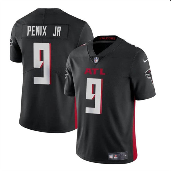 Michael Penix Jr Atlanta Falcons black jersey