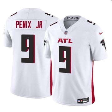 Michael Penix Jr Atlanta Falcons white FUSE jersey