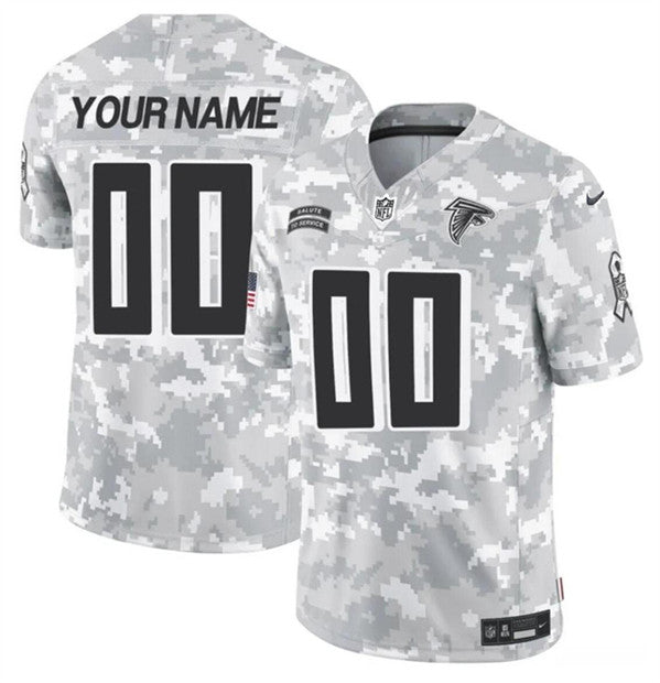 Custom Atlanta Falcons camo Salute To Service jersey