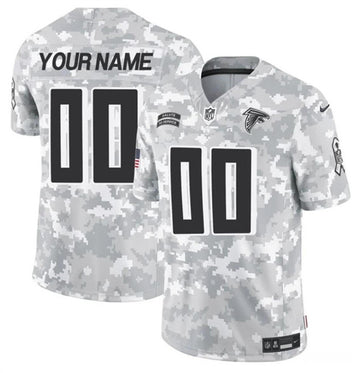 Custom Atlanta Falcons camo Salute To Service jersey