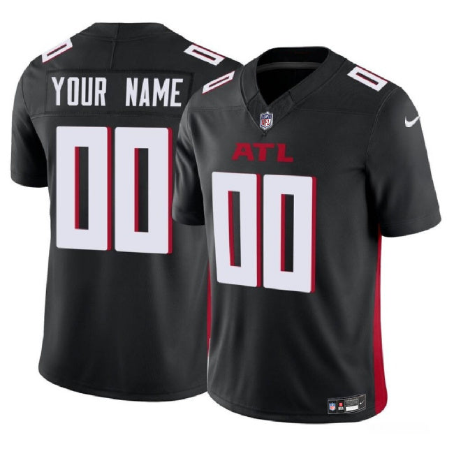 Custom Atlanta Falcons black FUSE jersey