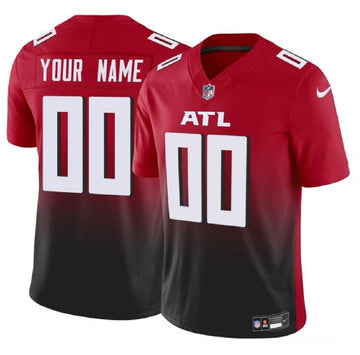Custom Atlanta Falcons red-black FUSE jersey
