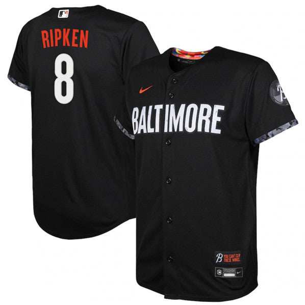 Cal Ripken Baltimore Orioles black City Connect jersey