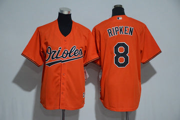 Cal Ripken Baltimore Orioles orange Alternate jersey
