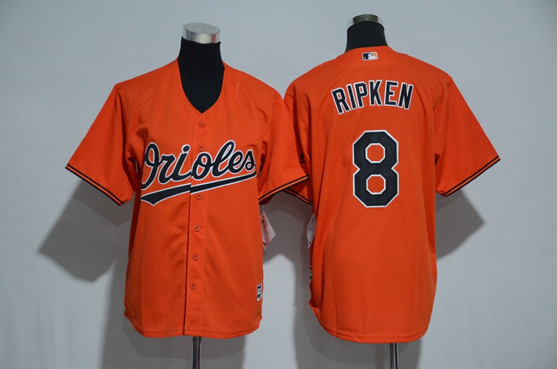 Cal Ripken Baltimore Orioles orange Alternate jersey