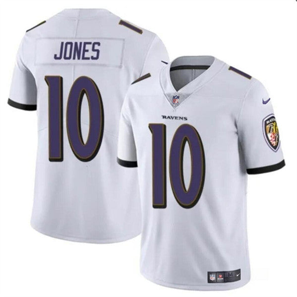 Emory Jones Baltimore Ravens white jersey