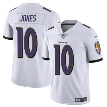 Emory Jones Baltimore Ravens white jersey