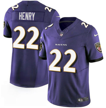 Derrick Henry Baltimore Ravens purple FUSE jersey