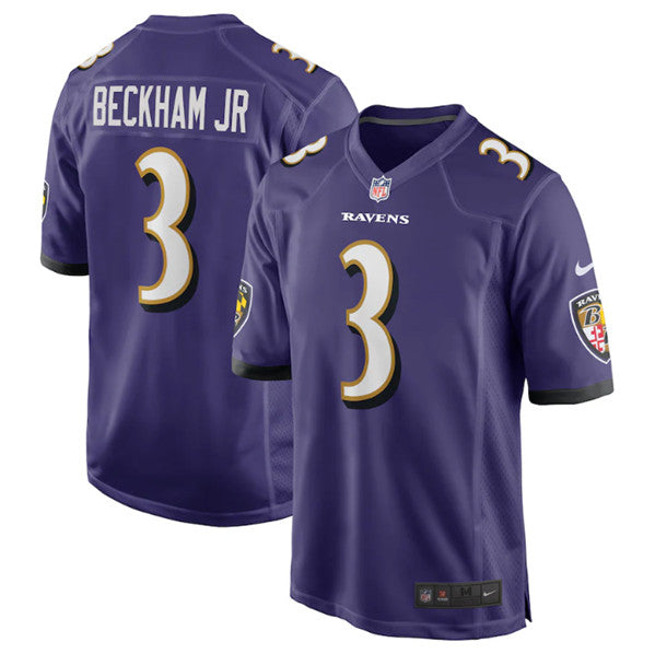 Odell Beckham Jr Baltimore Ravens purple Game jersey