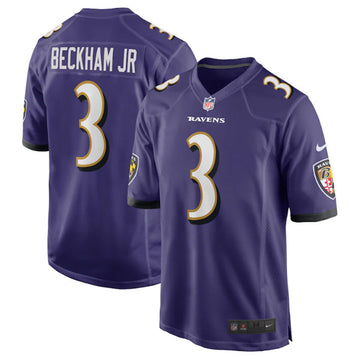 Odell Beckham Jr Baltimore Ravens purple Game jersey