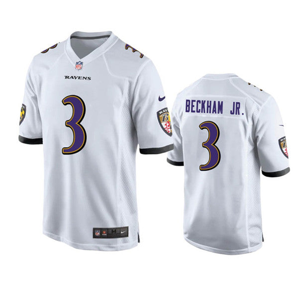 Odell Beckham Jr Baltimore Ravens white Game jersey