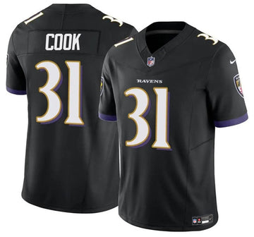 Dalvin Cook Baltimore Ravens black FUSE jersey