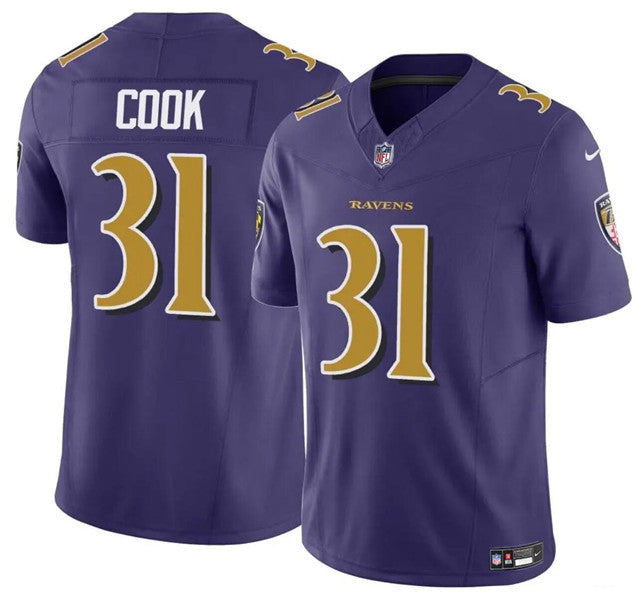 Dalvin Cook Baltimore Ravens purple Color Rush jersey