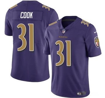 Dalvin Cook Baltimore Ravens purple jersey