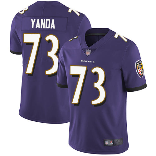 Marshal Yanda Baltimore Ravens purple jersey