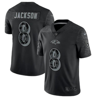 Lamar Jackson Baltimore Ravens black jersey