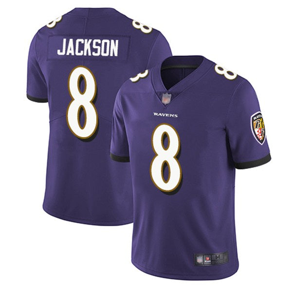 Lamar Jackson Baltimore Ravens purple jersey