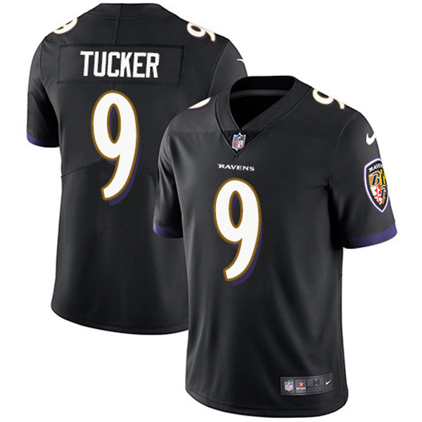 Justin Tucker Baltimore Ravens black jersey