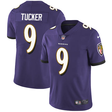 Justin Tucker Baltimore Ravens purple jersey