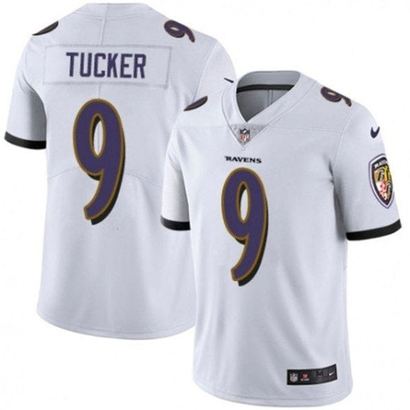 Justin Tucker Baltimore Ravens white jersey