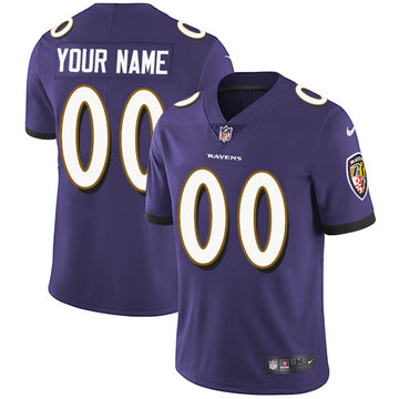Custom Baltimore Ravens purple jersey