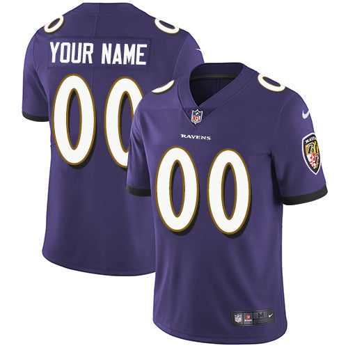 Custom Baltimore Ravens purple jersey