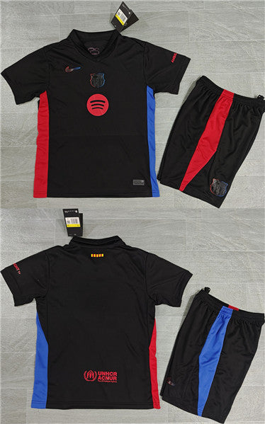 Custom Barcelona black jersey